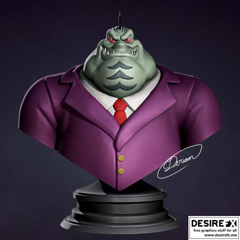 火星来的骑手米奇——3D打印模型|Limburger 2 Bust – Biker Micer from Mars – 3D Print Model