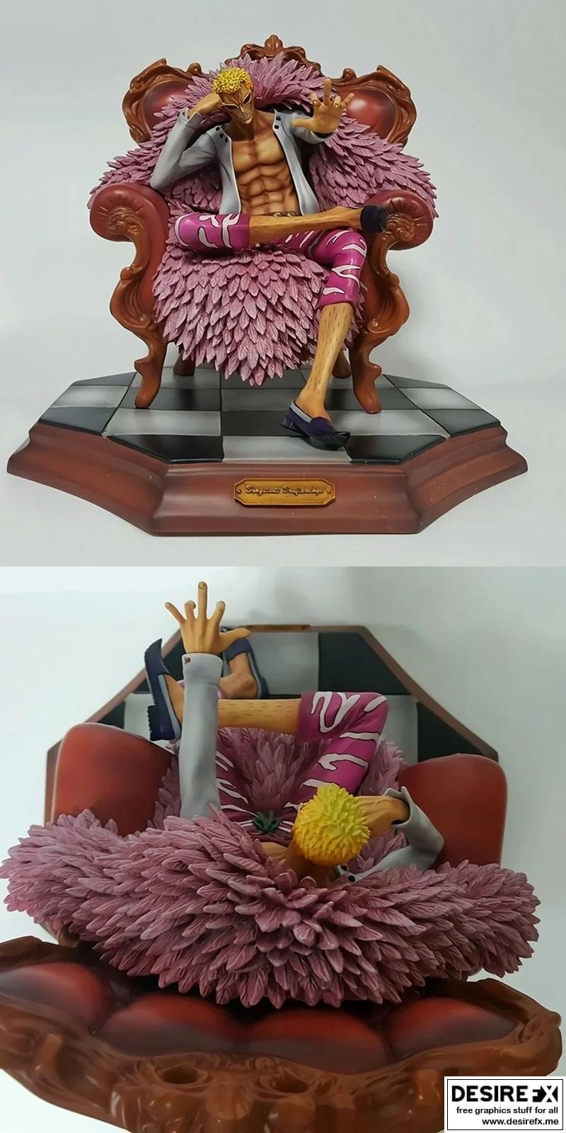 《堂吉诃德·多弗朗明哥 3D打印模型》|Donquixote Doflamingo – 3D Print Model