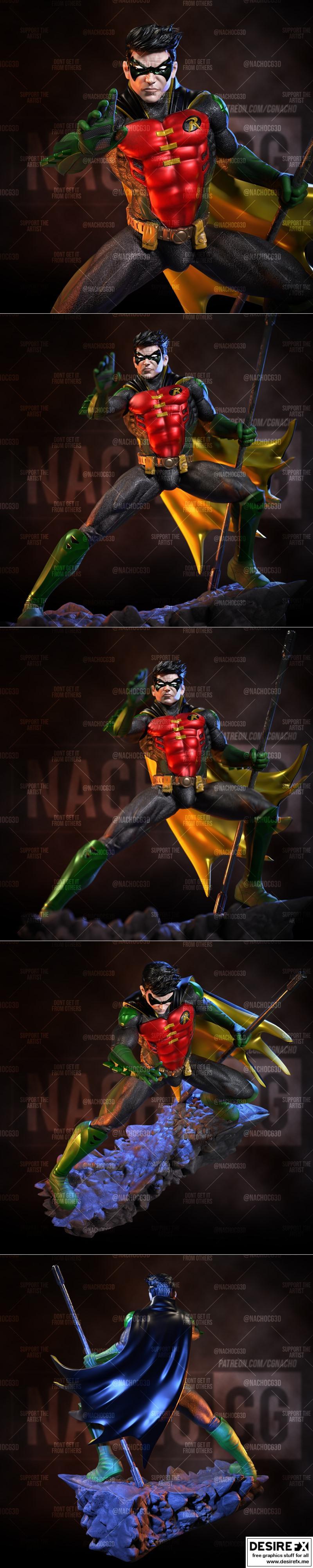 粉丝艺术 - 乔·德雷克 - 3D打印模型|Fan Art – Robin Tim Drake – 3D Print Model STL
