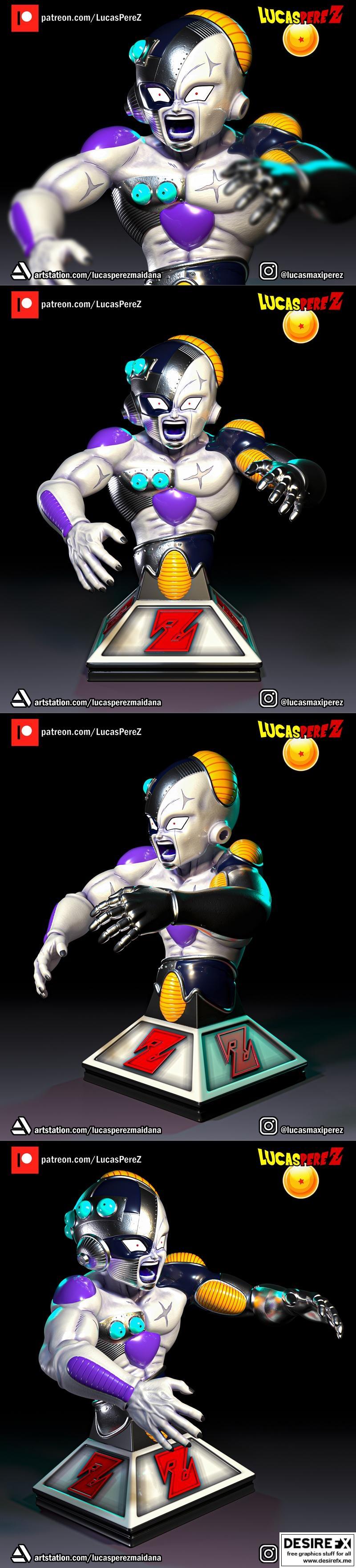 Mecha Freezer标准版3D打印模型|Mecha Freezer Regular by Lucas Perez – 3D Print Model STL