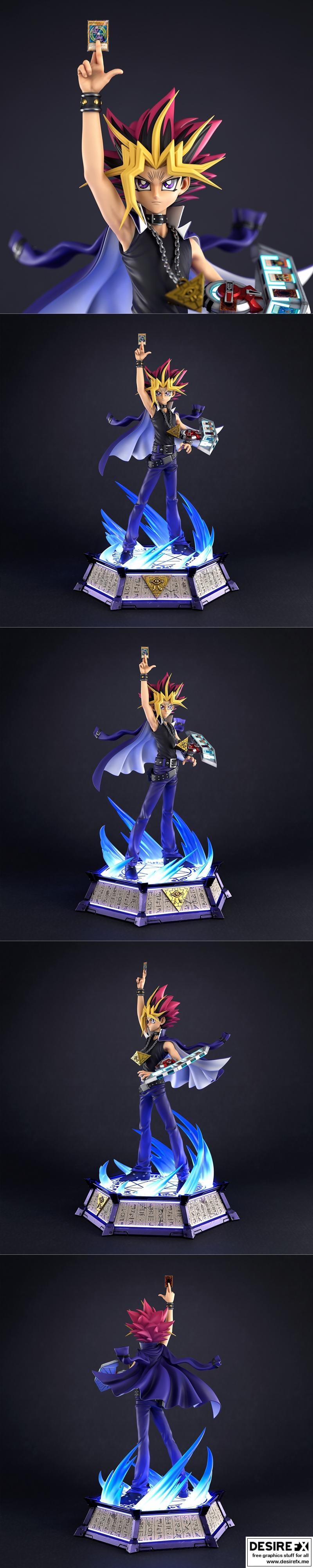 Ca 3d Studios - 魔卡山治 - 魔卡山治3D打印模型|Ca 3d Studios – Yugi – 3D Print Model STL