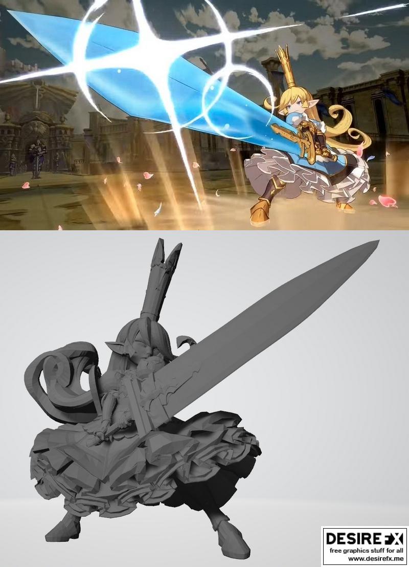 查尔洛塔 3D打印模型|Charlotta – 3D Print Model