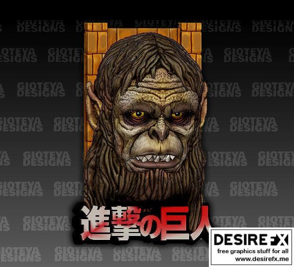 《进击的巨人》 Beast巨人 3D打印模型|Attack on Titan – Beast Titan – 3D Print Model
