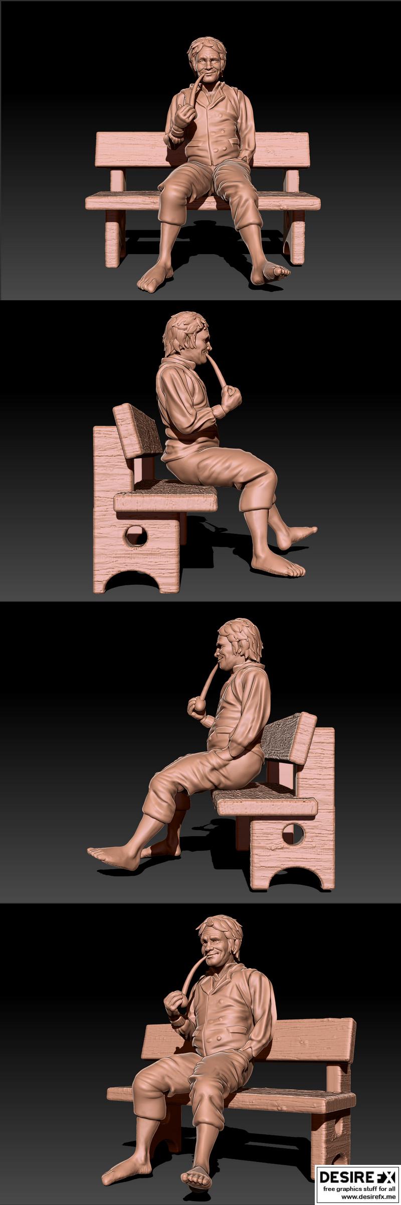 《霍比特人3D打印模型》|Bilbo Baggins – 3D Print Model