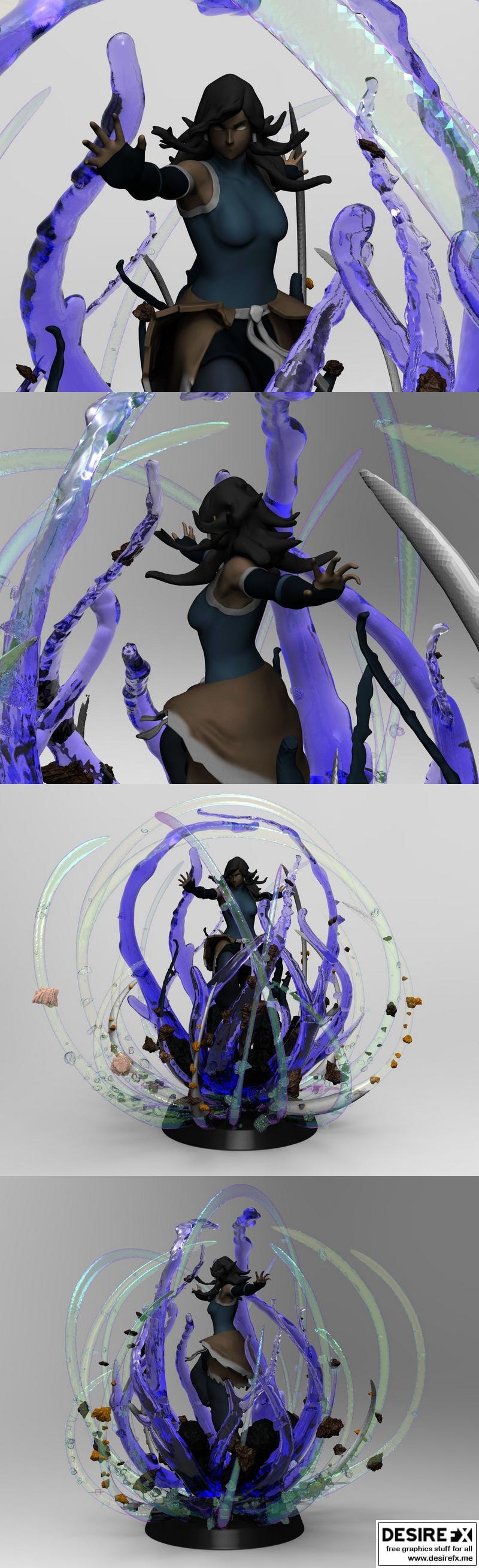 阿凡达：最后的气宗 3D打印模型|Avatar State Korra – 3D Print Model