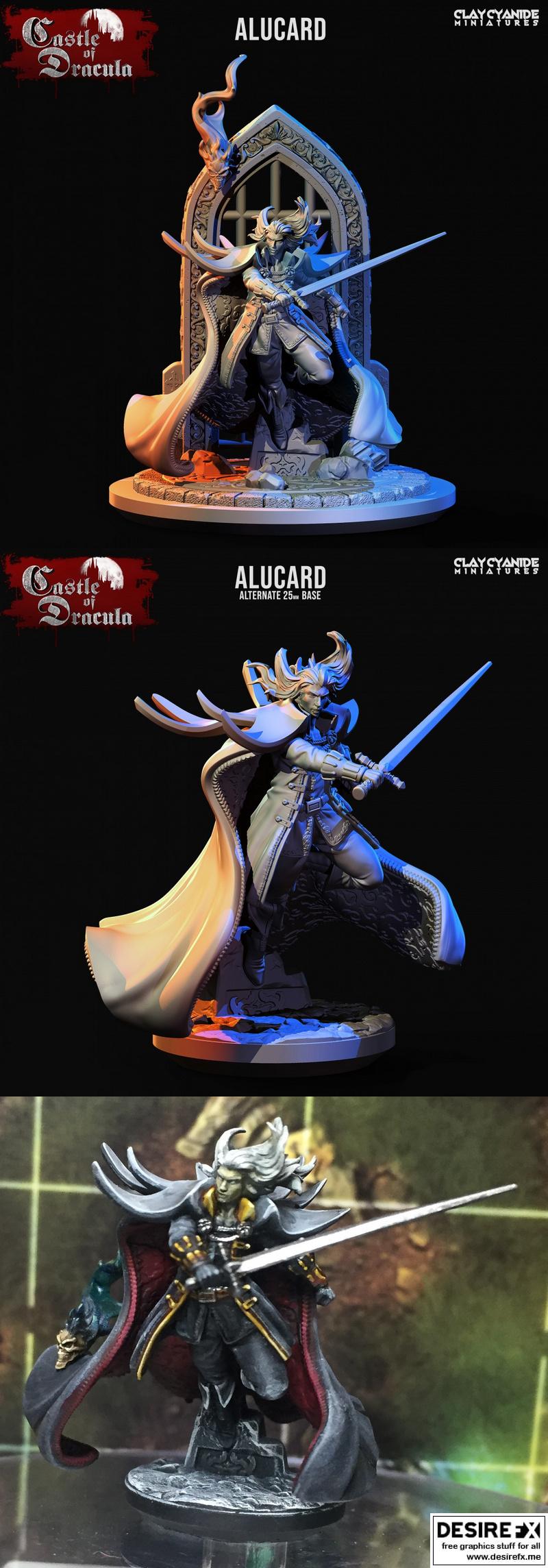 朱尔达——3D打印模型|Alucard – 3D Print Model