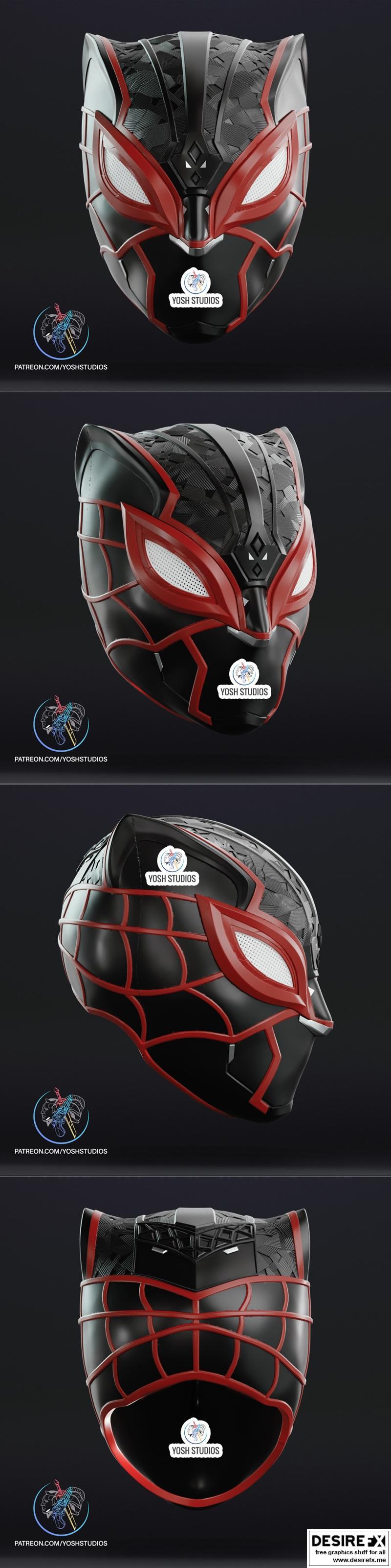 黑豹 3D打印模型|Miles Forever (Black Panther) – 3D Print Model STL