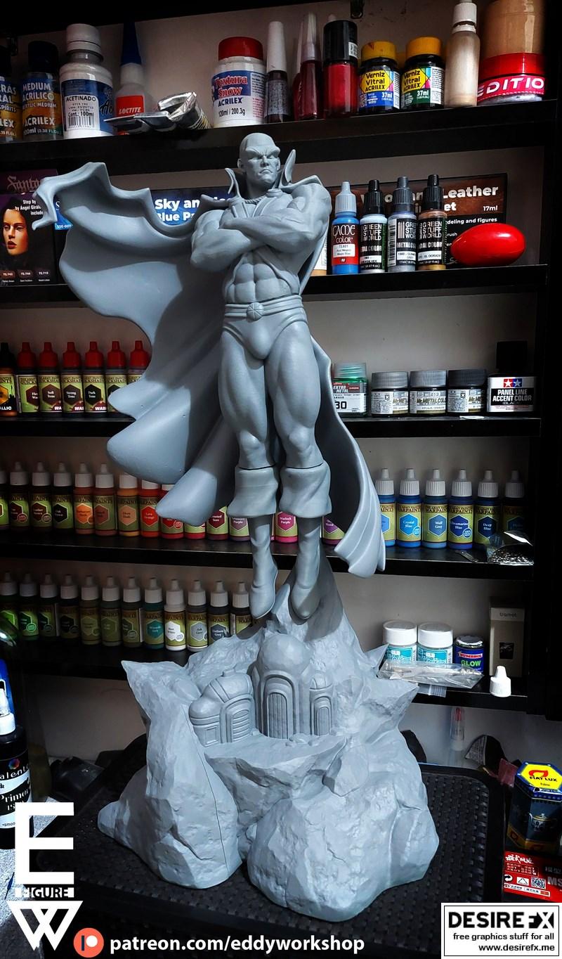 火星人猎手 3D打印雕像|Martian Manhunter – 3D Print Statue