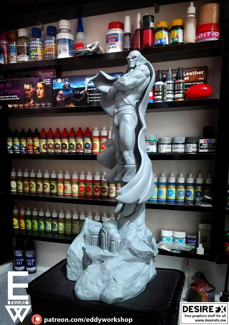 火星人猎手 3D打印雕像|Martian Manhunter – 3D Print Statue