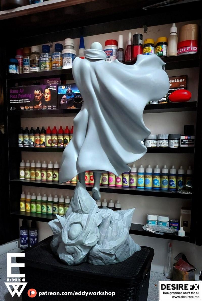 火星人猎手 3D打印雕像|Martian Manhunter – 3D Print Statue