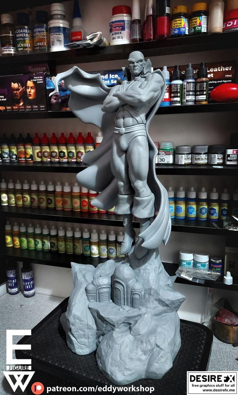 火星人猎手 3D打印雕像|Martian Manhunter – 3D Print Statue