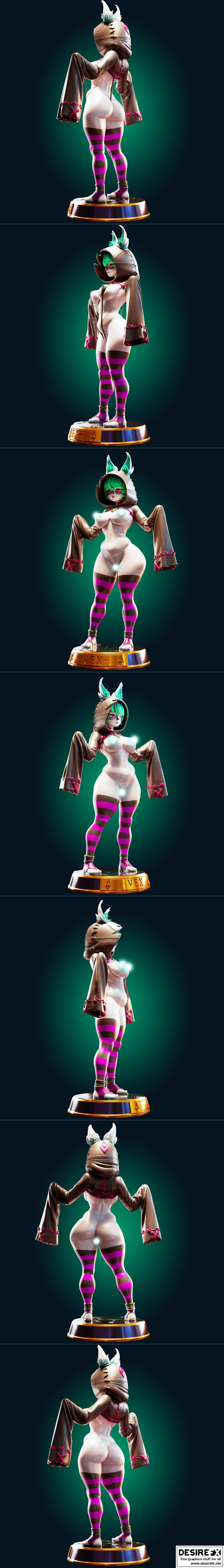 Rhu工作室Vex角色3D打印模型|Officer Rhu – Vex – 3D Print Model STL