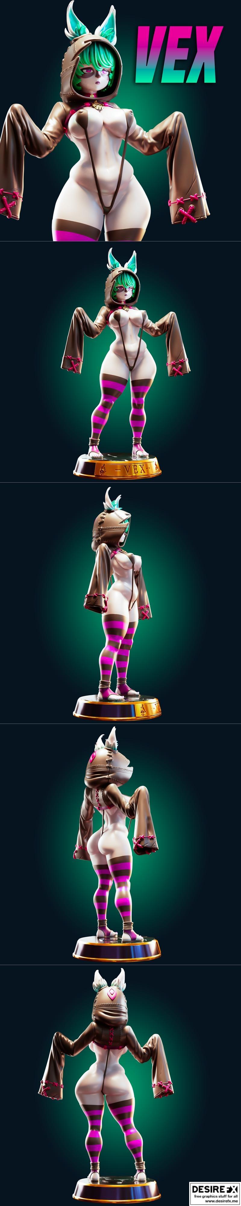 Rhu工作室Vex角色3D打印模型|Officer Rhu – Vex – 3D Print Model STL