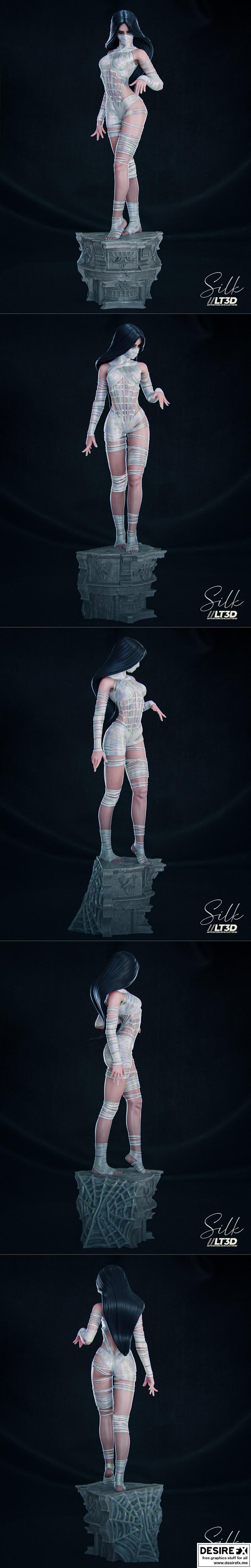 Abe3d - 纹理丝绸 - 3D打印模型|Abe3d – Silk – 3D Print Model STL
