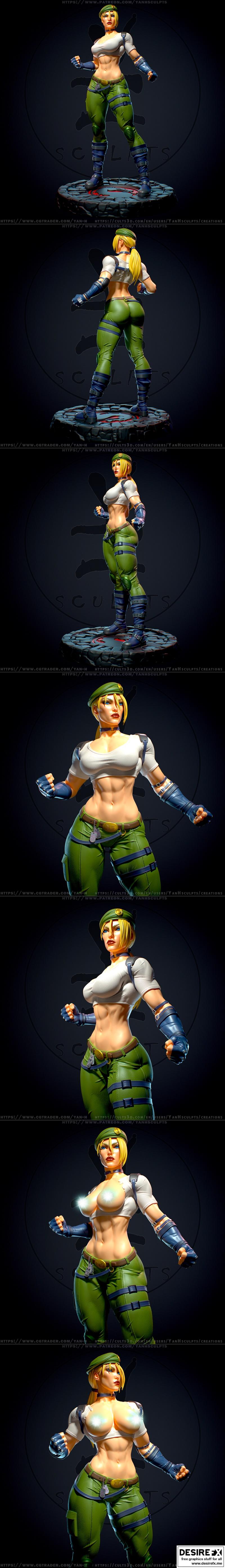 Yan-H – Sonya Blade – 3D Print Model STL