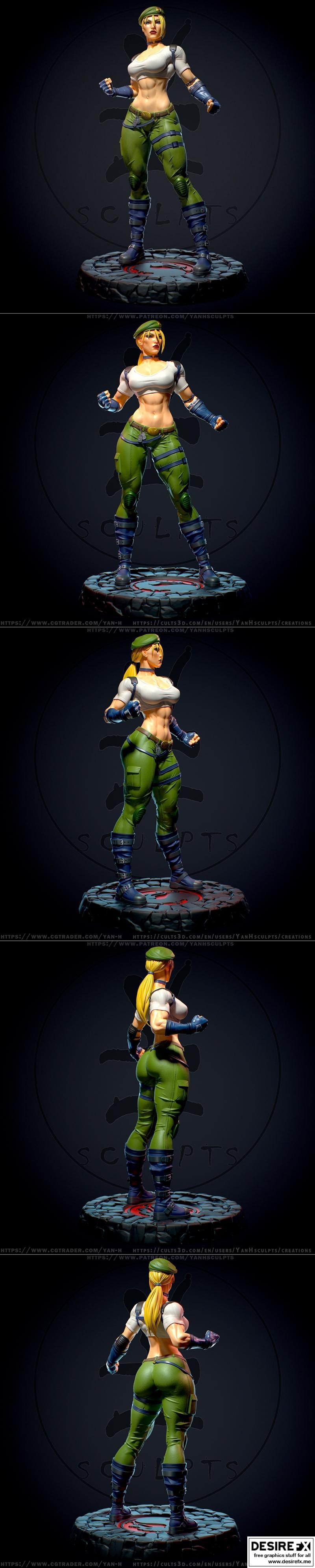 Yan-H – Sonya Blade – 3D Print Model STL