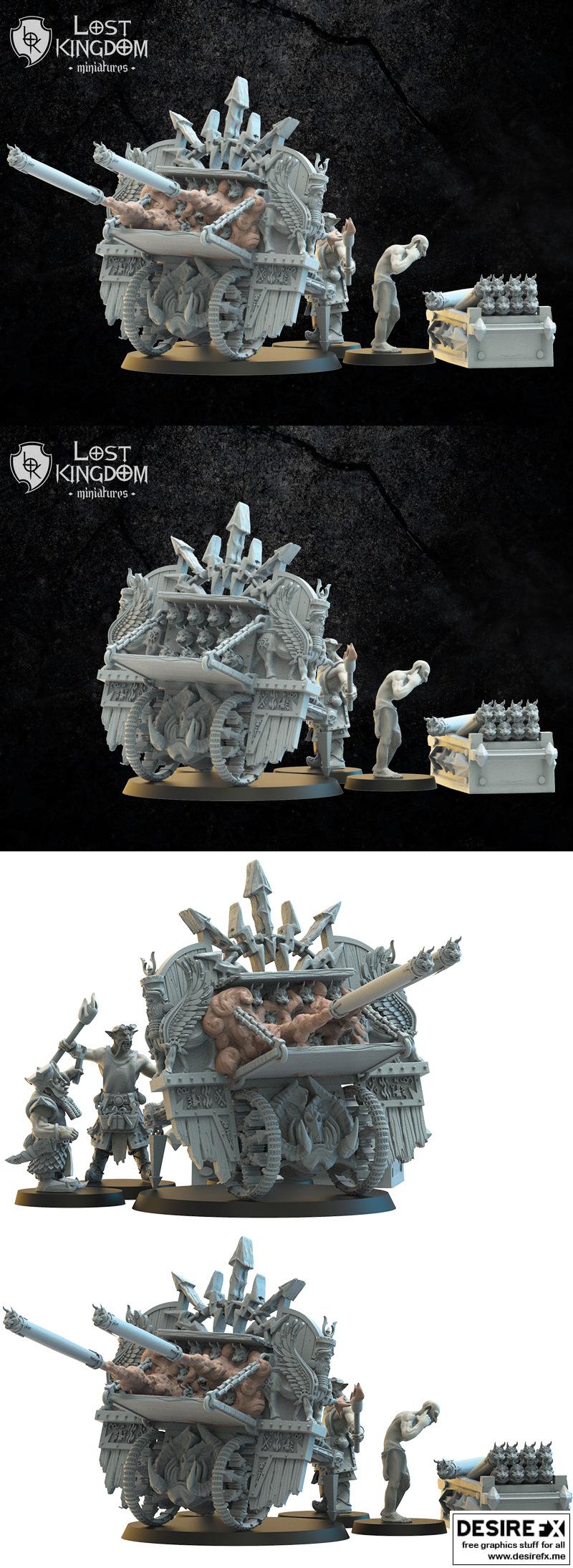 魔神猎人Hwacha 3D打印模型|Magmhorin Hwacha – 3D Print Model