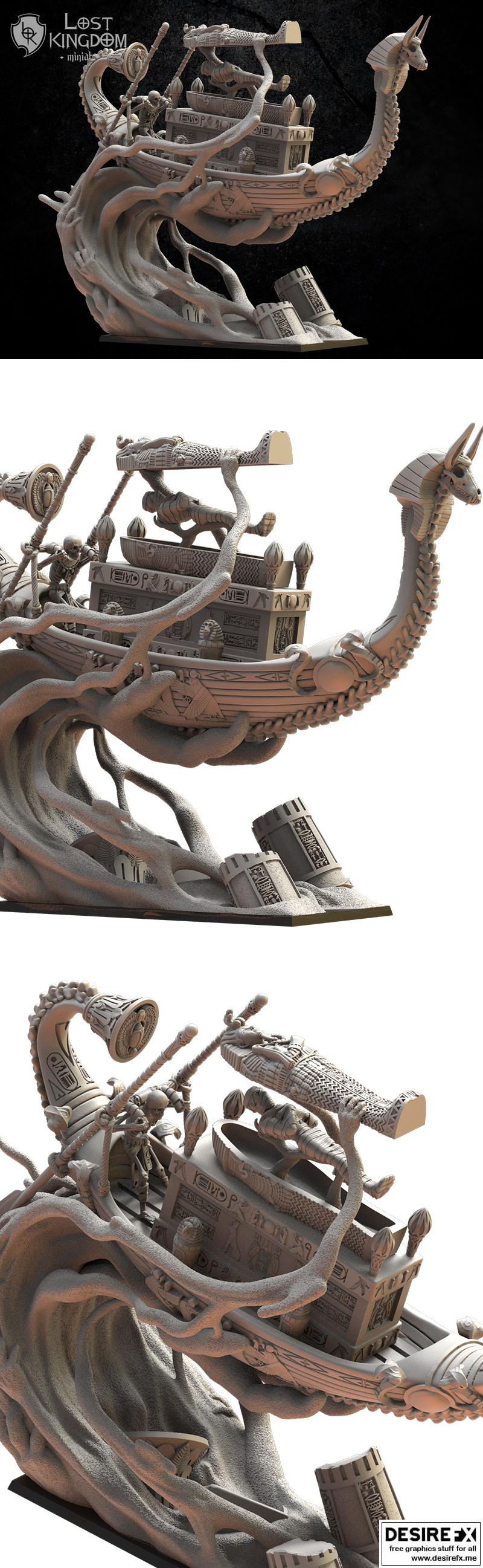 Kufu Ship 3D打印模型|Kufu Ship – 3D Print Model