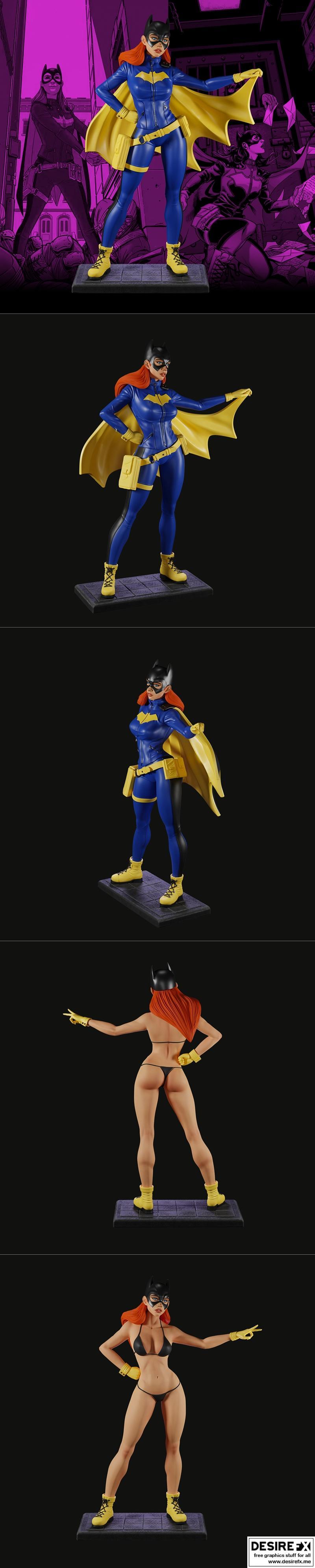 蝙蝠女孩3D打印模型|Batgirl by Gabriel Meyer – 3D Print Model STL