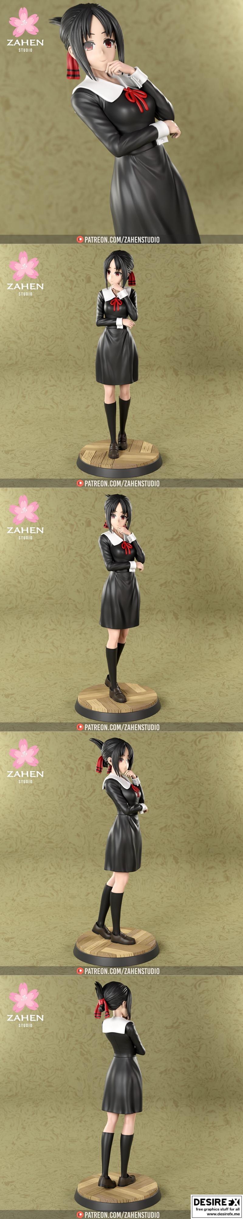 Zahen Studio - Kaguya-Sama - 3D打印模型|Zahen Studio – Kaguya-Sama – 3D Print Model STL