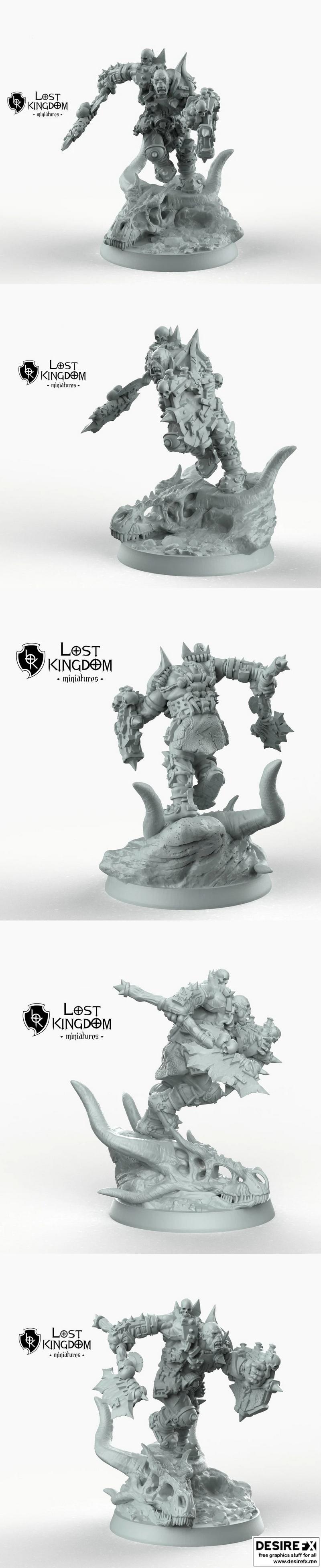 狂战士 orc 3D打印模型|Berserker Orc – 3D Print Model