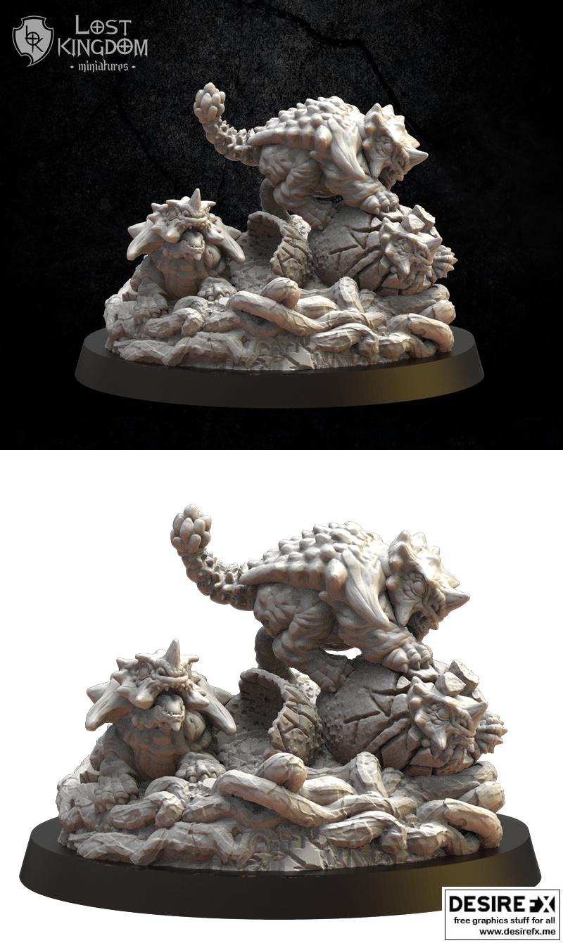 Ahuatli宝宝 3D打印模型|Ahuatli Babies – 3D Print Model