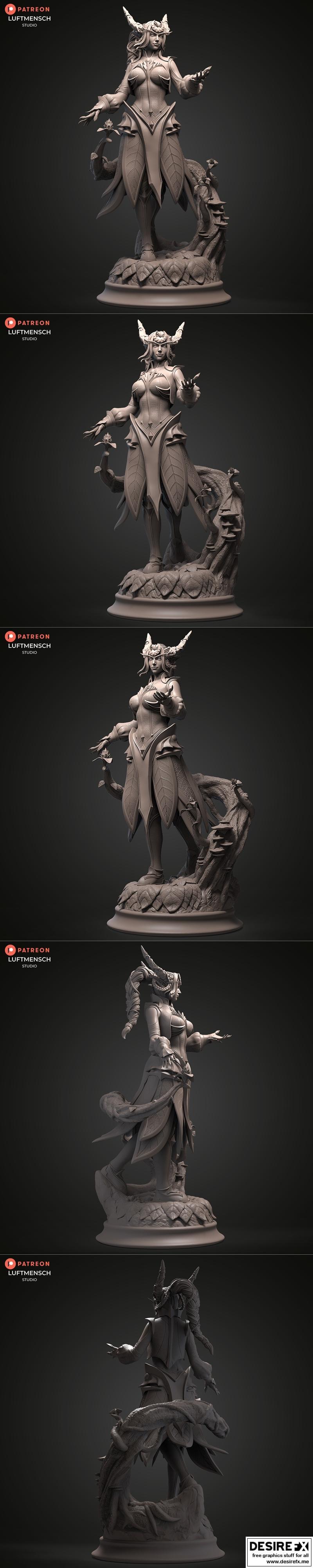 LuftMensch Studio - Ysera - 3D打印模型|LuftMensch Studio – Ysera – 3D Print Model STL