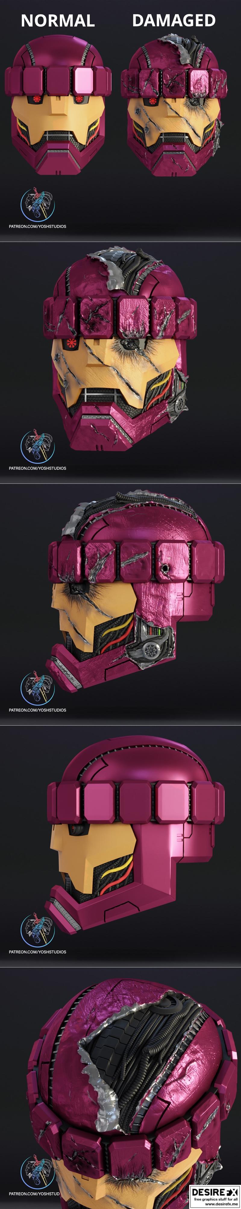 X战警哨兵头盔 3D打印模型|Xmen sentinel Helmet – 3D Print Model STL