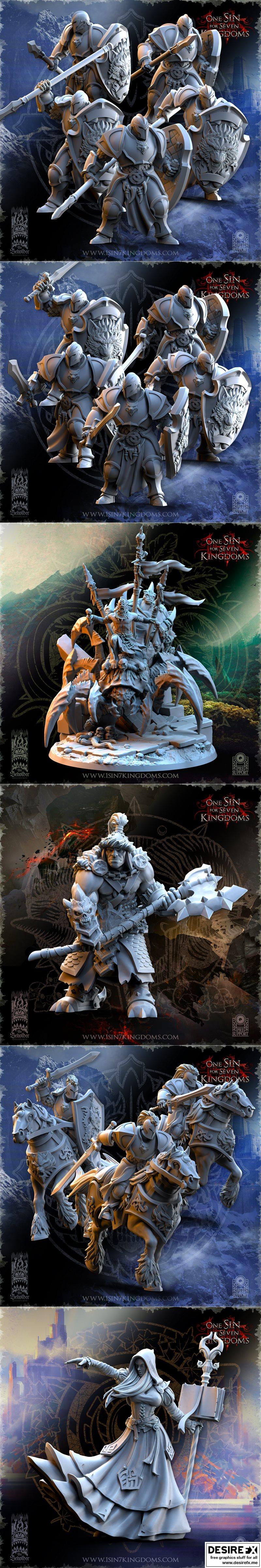 Beholder迷你模型 2023年1-2月 3D打印STL文件|The Beholder Miniatures January – February 2023 – 3D Print Model STL