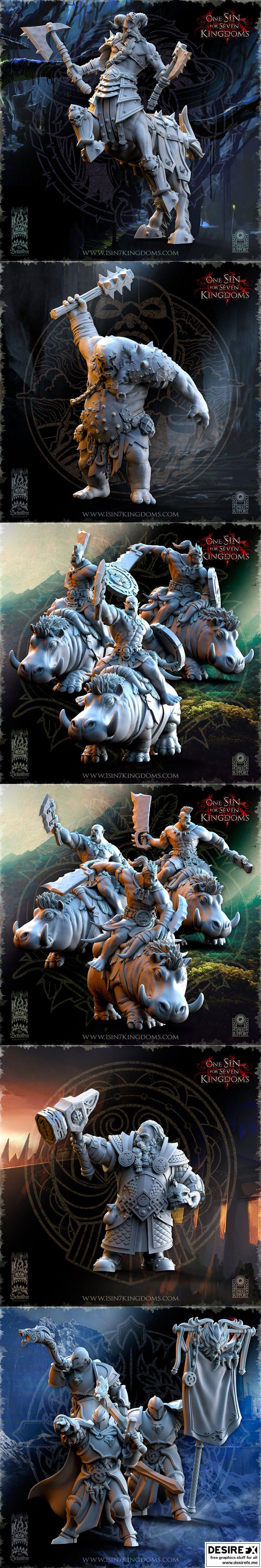 Beholder迷你模型 2023年1-2月 3D打印STL文件|The Beholder Miniatures January – February 2023 – 3D Print Model STL