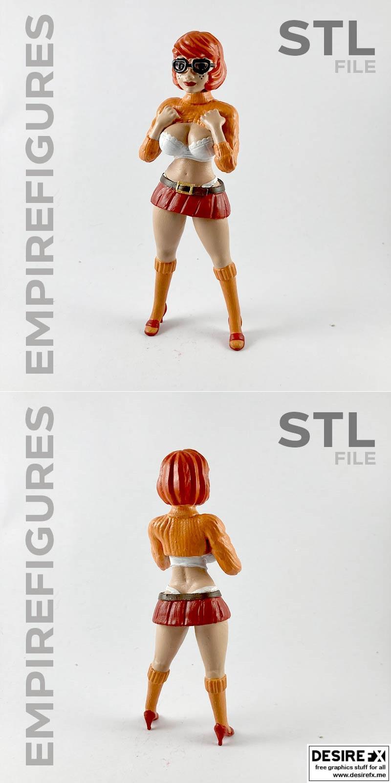 EmpireFigures-velma dinkley b-3D打印模型|EmpireFigures – Velma Dinkley B – 3D Print Model STL