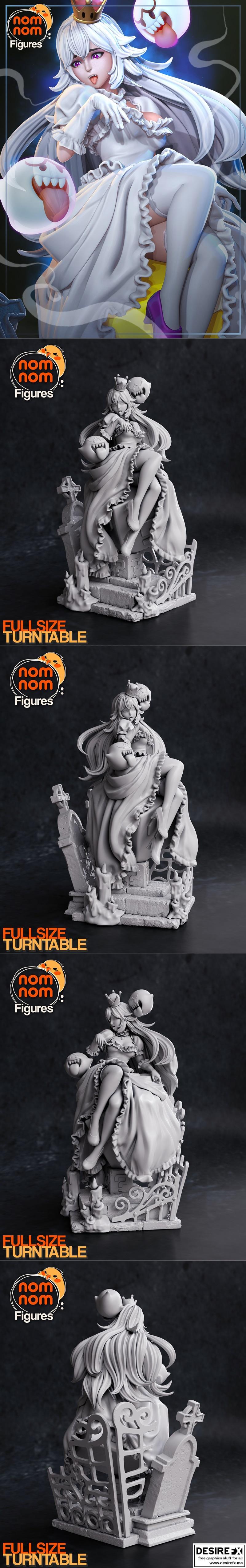 Nomnom Figures - Bowsette - 3D打印模型|Nomnom Figures – Bowsette – 3D Print Model STL