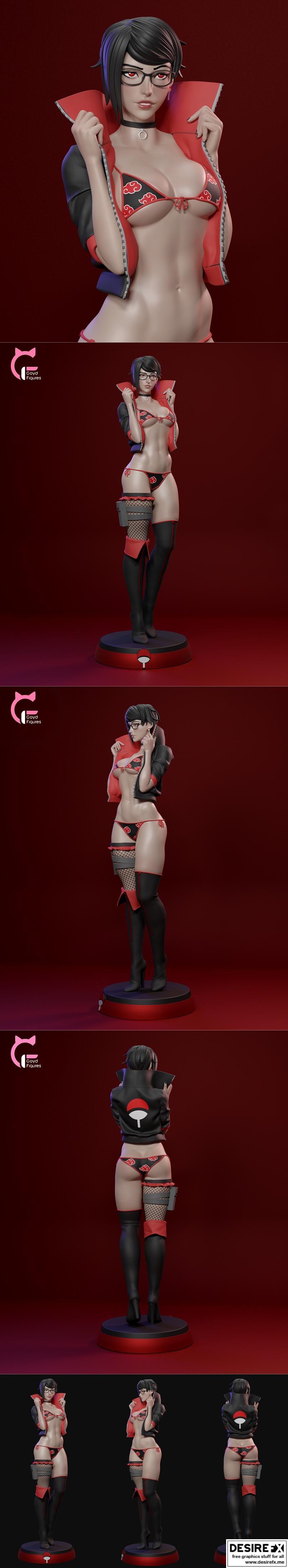 Goyd Figures – Sarada Uchiha (Extra version) – 3D Print Model STL