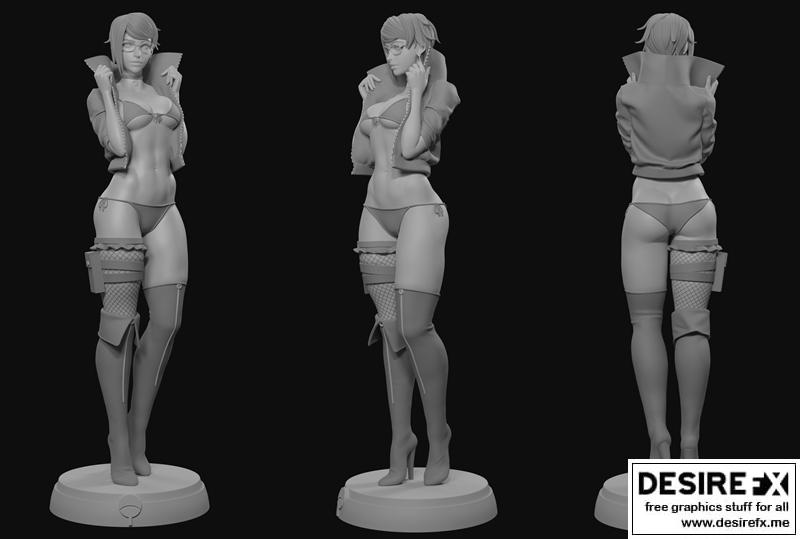 Goyd Figures – Sarada Uchiha (Extra version) – 3D Print Model STL