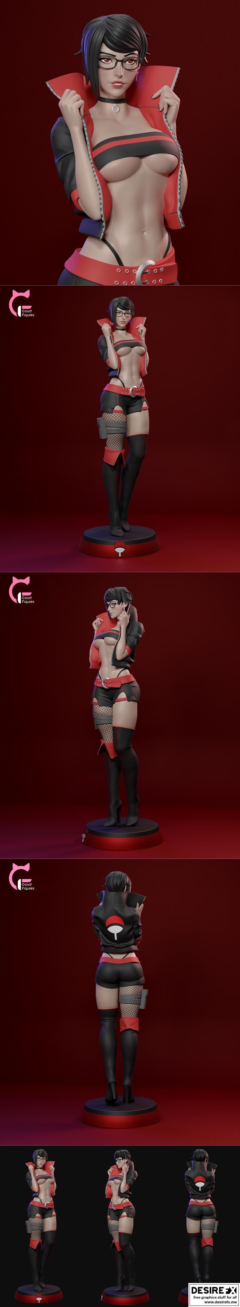 Goyd Figures – Sarada Uchiha – 3D Print Model STL