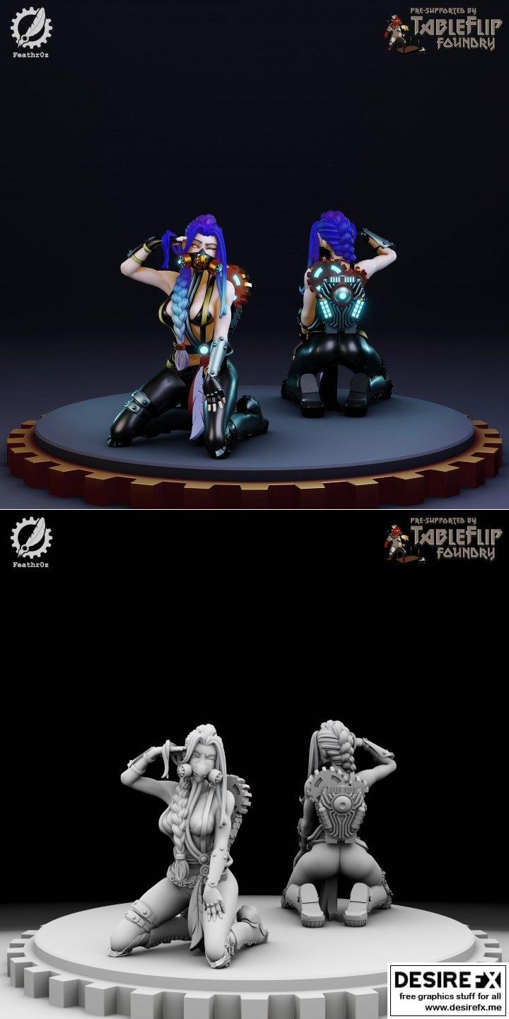 极光先锋——探索者主题3D打印模型|Aurora Vanguard – Explorer Pin-up 0001 – 3D Print Model STL