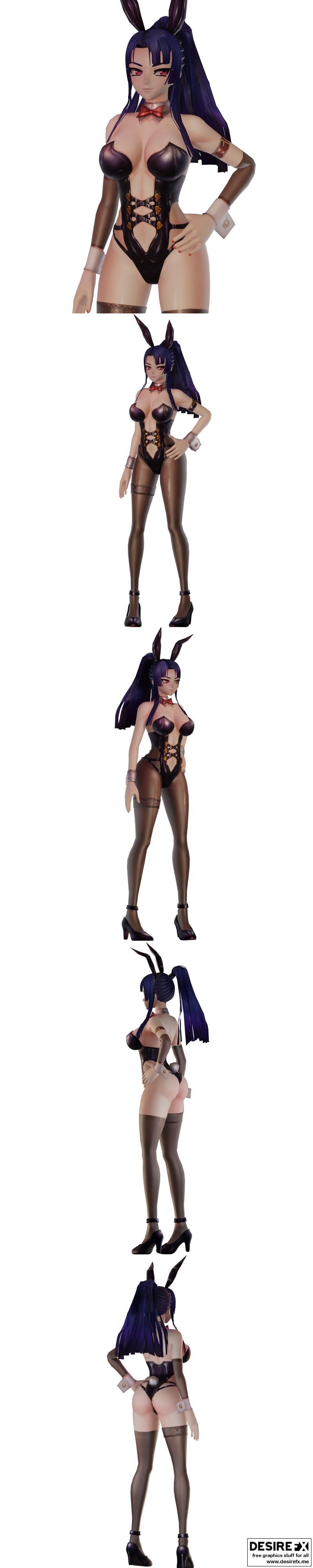 美少女动漫3D打印模型|Murasaki – 3D Print Model STL