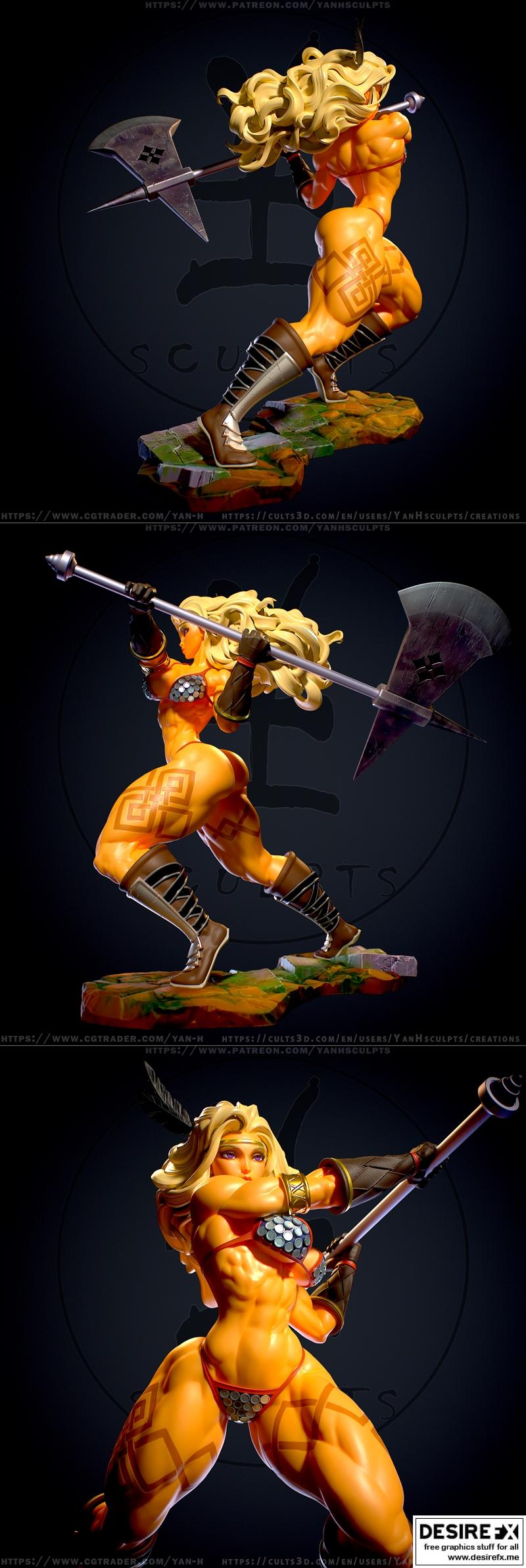 Yan-H工作室 - 3D打印模型 - 动漫游戏角色模型|Yan-H – Amazon – 3D Print Model STL