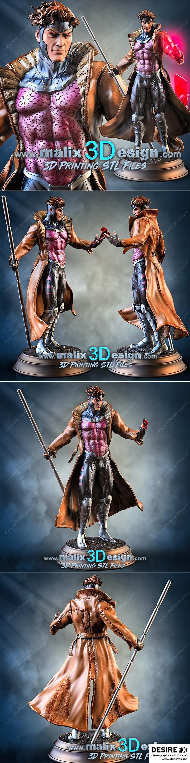 Sanix – Gambit – 3D Print Model STL