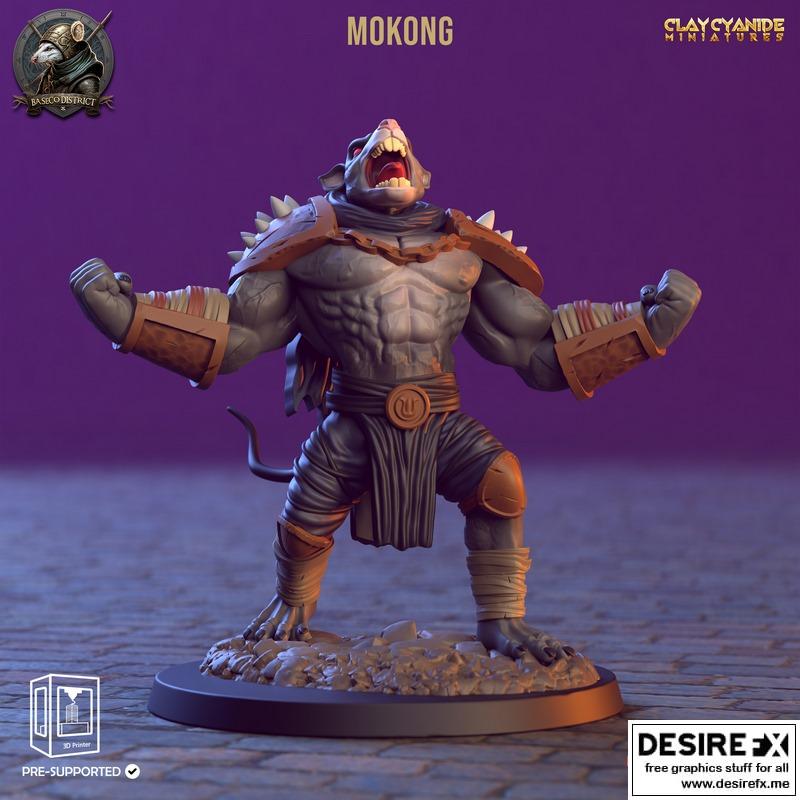 克莱因氰化物迷你模型——莫孔作品集|Clay Cyanide Miniatures – Mokong – 3D Print Model