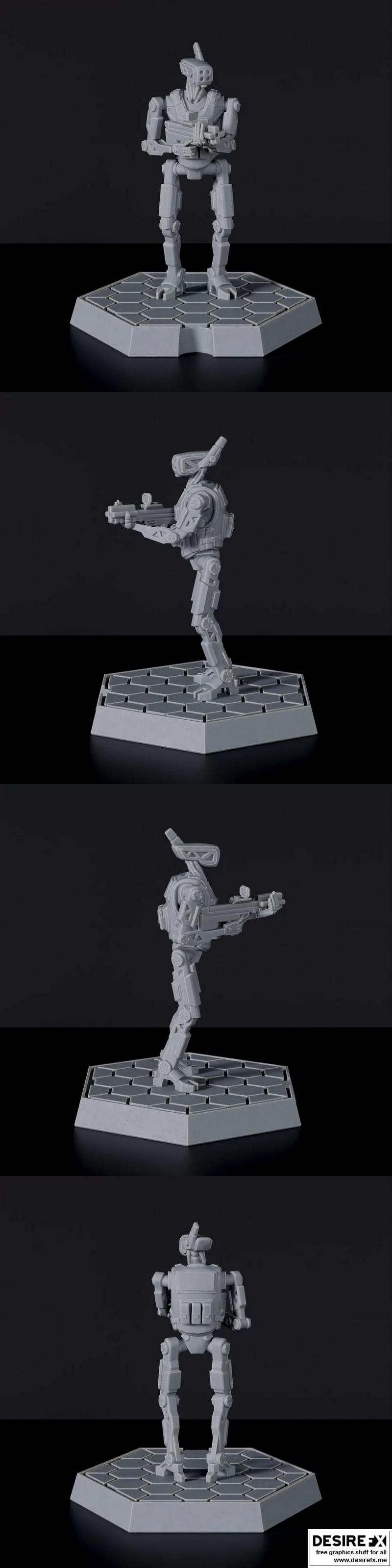 Roger-One 4 - 3D打印动漫角色模型|Roger-One 4 – 3D Print Model