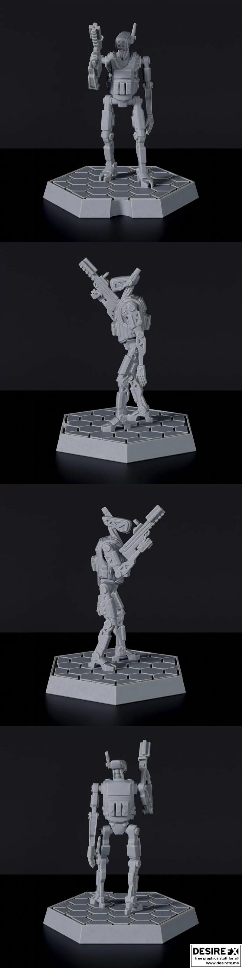 Roger-One 3 - 动漫游戏角色3D打印模型|Roger-One 3 – 3D Print Model