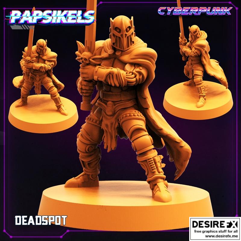 Deadspot - 3D打印模型：动漫角色立体造型|Deadspot – 3D Print Model