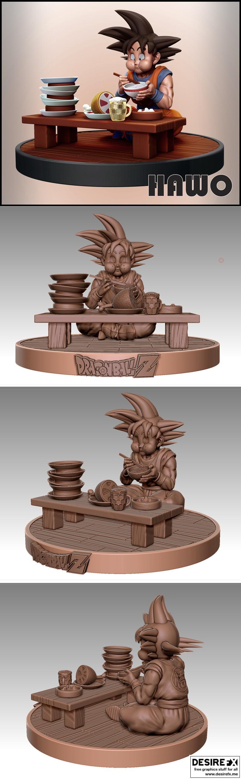 悟空午餐 - 3D打印模型|Goku lunch – 3D Print Model STL