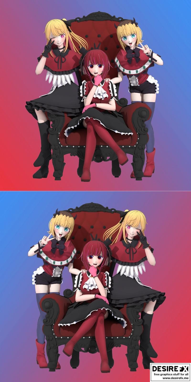 新番Komachi 3D打印模型|Fanart New b Komachi – 3D Print Model STL