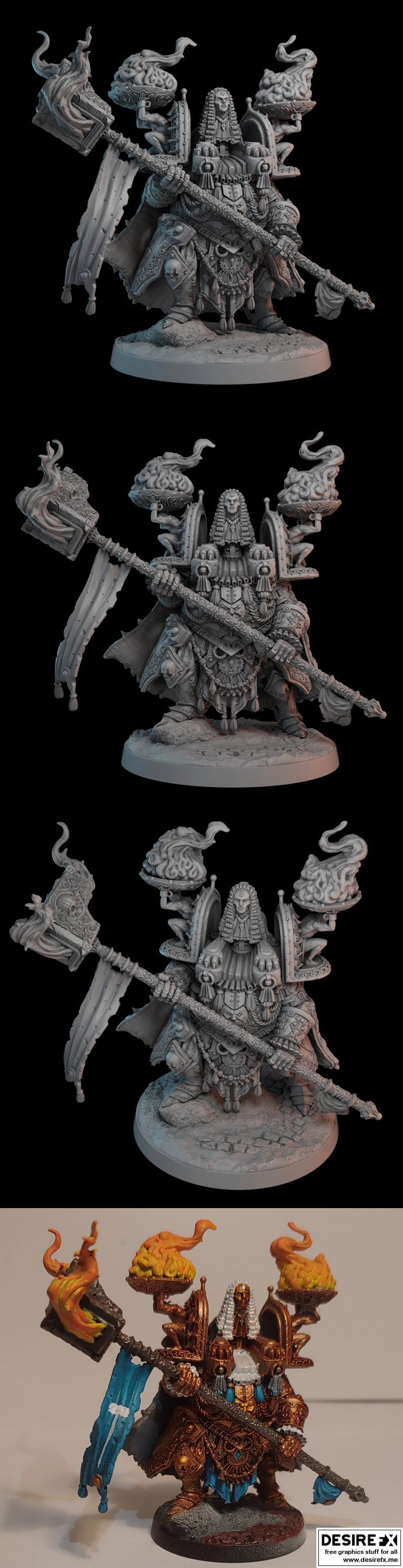 守护者——3D打印模型|Creature Caster – The Warden – 3D Print Model