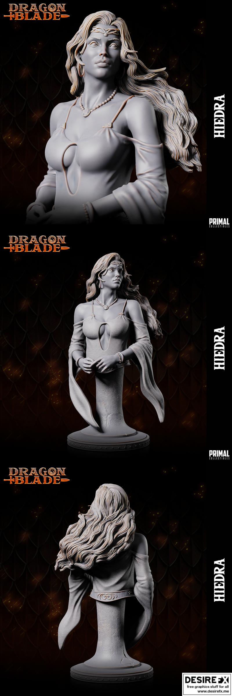 Hiedra神秘塑像3D打印模型|Hiedra – Mystic Bust – 3D Print Model