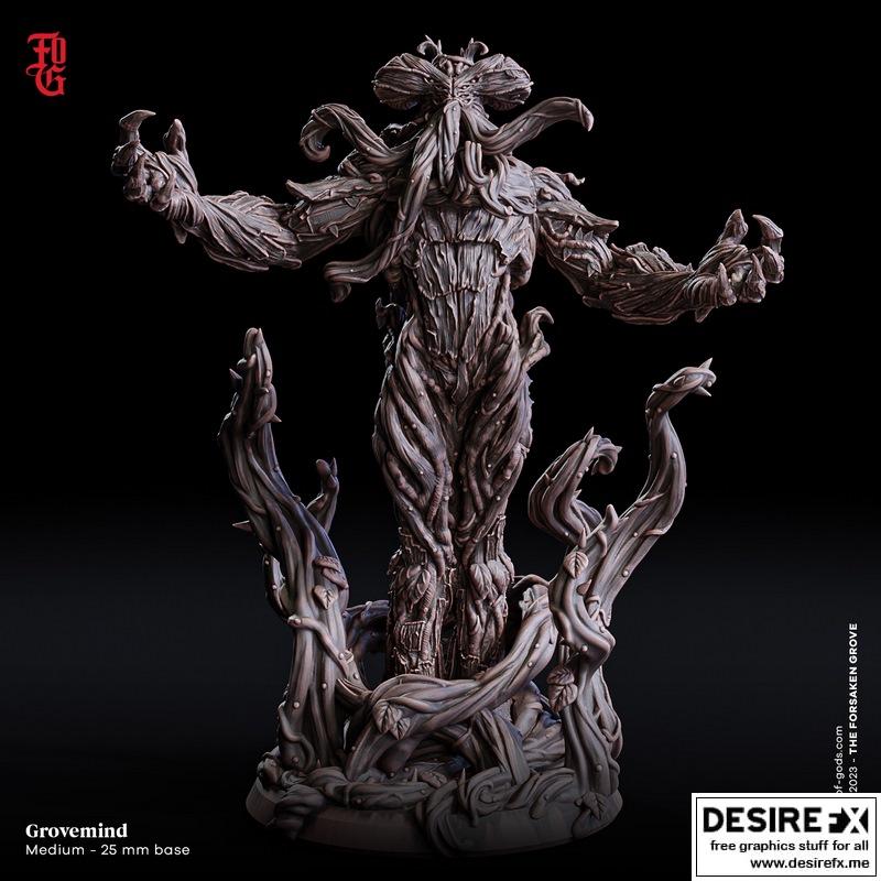 神之肉 — Grovemind — 3D打印模型|Flesh of Gods – Grovemind – 3D Print Model