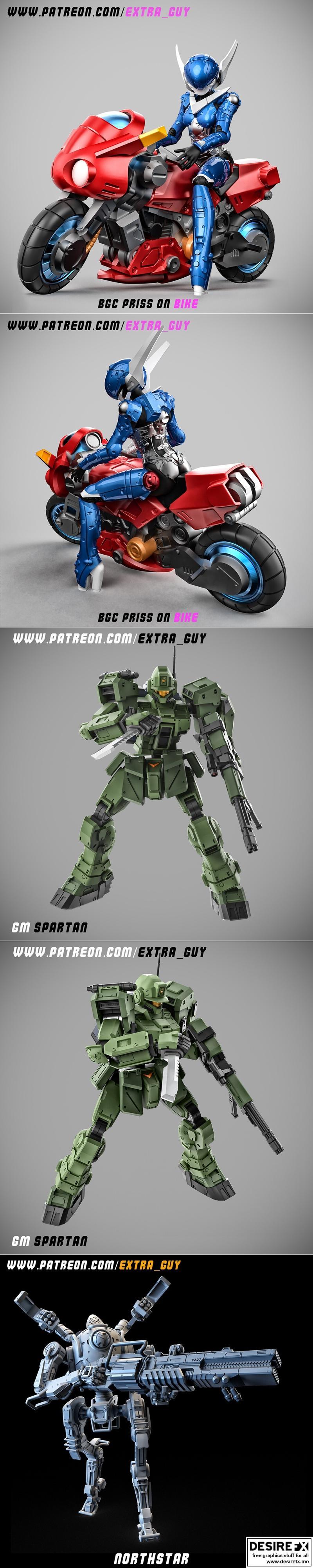 额外角色包 - 3D打印模型 STL|Extra Guy Pack – 3D Print Model STL