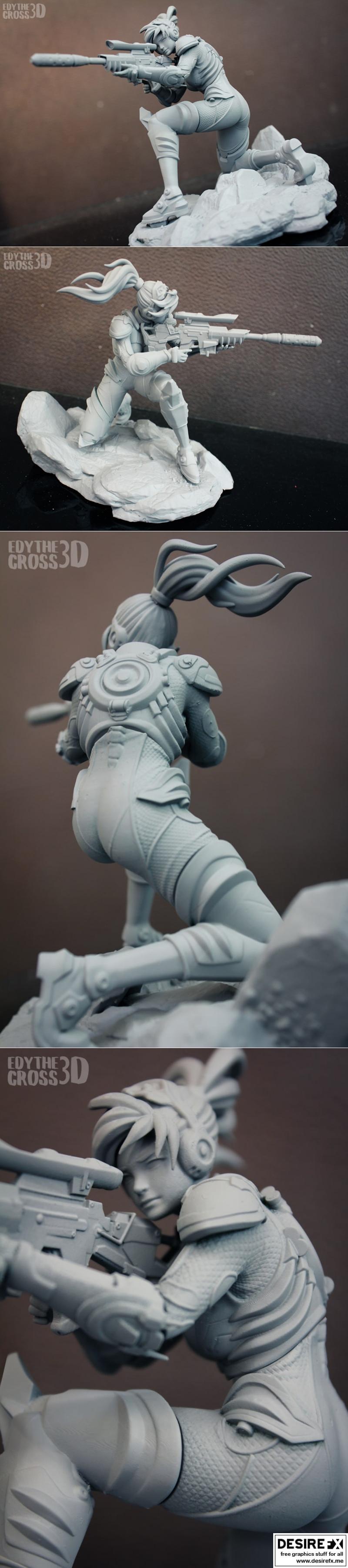 萨拉·凯尔格琳 3D打印模型 STL|Sarah Kerrigan – 3D Print Model STL
